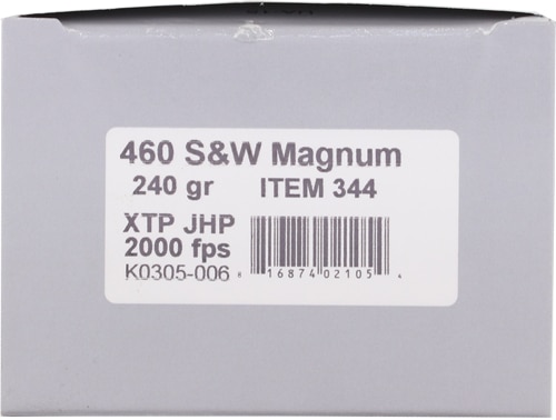 UNDERWOOD 460 SW MAG 240GR - XTP JHP 20BX/10CS - Image 2