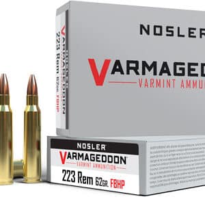 NOSLER VARMAGEDDON 223 REM - 62GR HPFB 20RD 20BX/CS
