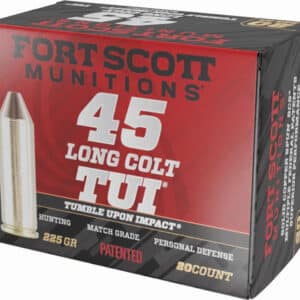 FORT SCOTT 45 LC 225GR TUI - SOLID COPPER 20RD 25BX/CS