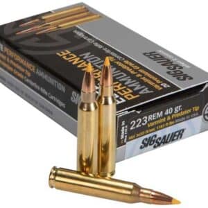 SIG AMMO 223 REM 40GR PREDATOR - 20RD 10BX/CS