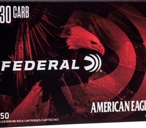 FEDERAL AE 30 CARBINE 110GR - FMJ 50RD 10BX/CS