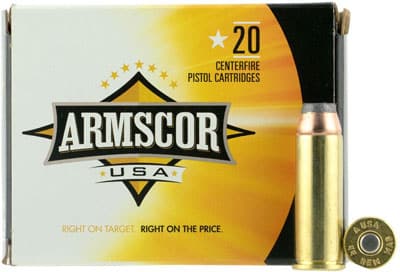 ARMSCOR 44 REM MAG 240GR JHP - 20RD 25BX/CS