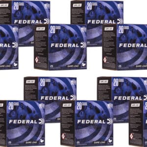 FEDERAL GAME LOAD 20GA 2.75" - 7/8OZ #7.5 1210FPS CASE LOT