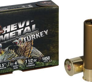 HEVI-SHOT HEVI METAL 12GA - 3.5" 1-1/2OZ #4 5RD 10BX/CS