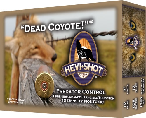HEVI-SHOT DEAD COYOTE 12GA - 3.5" 1-5/8OZ #T 10RD 10BX/CS