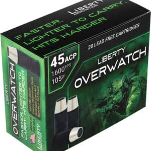 LIBERTY OVERWATCH 45 ACP - 105GR HP 20RD 10BX/CS