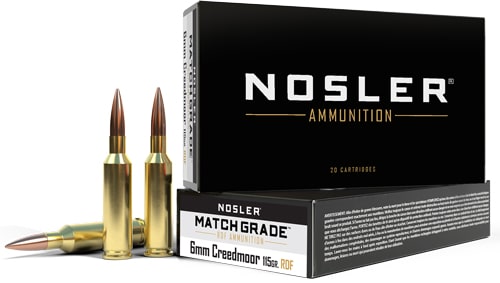NOSLER MATCH 6MM CM 115GR - REDUCED DRAG HPBT 20RD 10BX/C