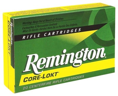 REMINGTON 6MM REM 100GR - CORE-LOKT PSP 20RD 10BX/CS