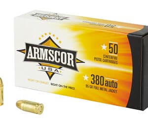 ARMSCOR 380ACP 95GR FMJ 50/1000