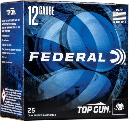 FEDERAL TOP GUN 12GA 1-1/8OZ - #8 1200FPS 250RD CASE LOT