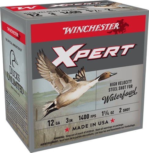 WINCHESTER XPERT STEEL 12GA 3" - 1-1/4OZ #2 1400FPS 25RD 10BX/C