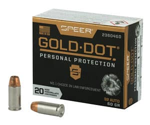 SPR GOLD DOT 32ACP 60GR HP 20/200