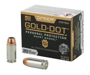 SPR GOLD DOT 45ACP 230G HP SB 20/200