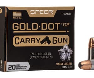 SPR GOLD DOT CARRY GUN 9MM 135GR HP