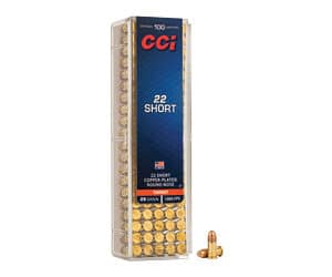 CCI 22 SHORT AMMO 100/5000