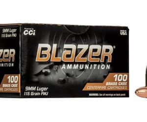 BLAZER 9MM 115GR FMJ 100CT BOX