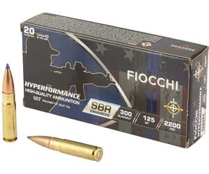 FIOCCHI HYPR SBR 300BLK 125GR 20/200