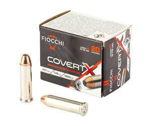 FIOCCHI COVERT X 357MAG 125GR 20/200