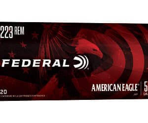 FED AM EAGLE 223 REM 50GR JHP 20/500