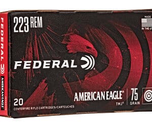 FED AM EAGLE 223 REM 75GR TMJ 20/500