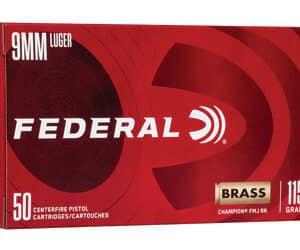 FED CHAMP 9MM 115GR FMJ BRS 50/1000