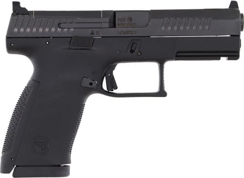 CZ P-10 C OR 9MM FS 10RD - REVERSIBLE MAG CATCH BLACK
