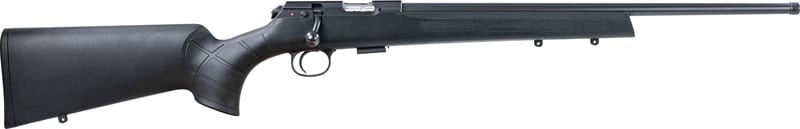 CZ 457 AMERICAN 17 HMR 20.5" - THREADED BBL. BLACK STOCK