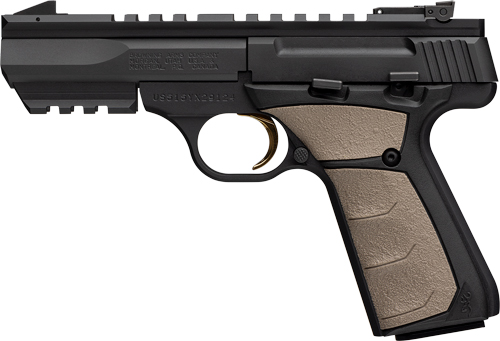 BROWNING BUCK MARK BLACK LABEL - 22LR 4" BLACK/FDE W/PIC RAIL - Image 2