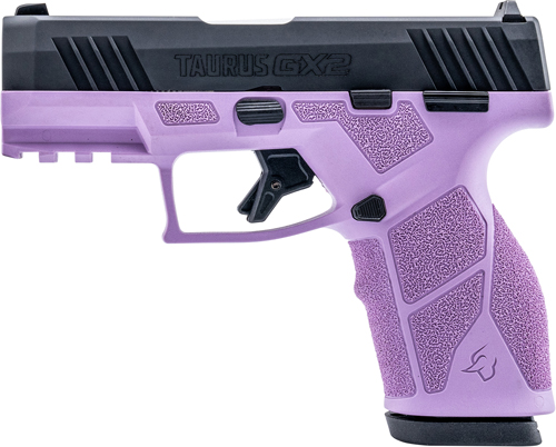 TAURUS GX2 9MM 13-SHOT ADJ. - LIGHT PURPLE BLACK SLIDE - Image 2