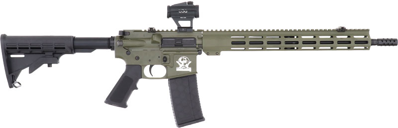 GLFA AR15 RIFLE 223 WYLDE - 16" NIT BBL ODG TSR-1X RDN