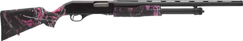 STEVENS 320 FIELD YOUTH 20GA - 3" 22"VR BLUED MUDDY GIRL CAMO