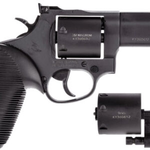 TAURUS 692 38/357/9MM 3." ADJ. - 7-SHOT PORTED MATTE BLK RIBBER