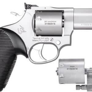 TAURUS 692 38/357/9MM 3." ADJ. - 7-SHOT PORTED SS RIBBER