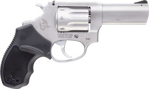 TAURUS 942 22LR 3" 8-SHOT - FIXED SIGHT MATTE STAINLESS - Image 2