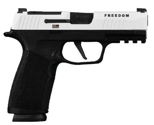 SIG P365X MACRO 9MM 3.7" - FREEDOM (2)17RD WHITE/BLACK