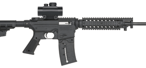 MOSSBERG 715T FLAT TOP 22LR - 16.25" 25RD RED DOT BLUED/SYN