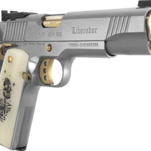GIRSAN MC1911S LIBERADORE III - 9MM SKELETON CHROME/GOLD 9RD