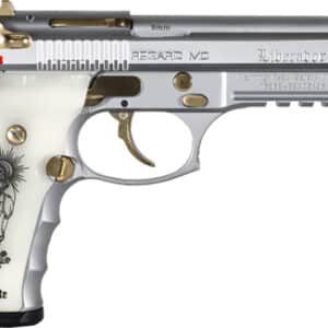 GIRSAN REGARD LIBERADORE 9MM - GOLD/CHROME ENGRAVED 18-SHOT