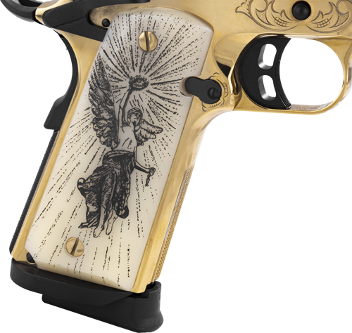 GIRSAN MC1911 DELUXE GOLD GOVT - 38 SUPER 10RD ENGRAVED