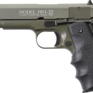 CHIAPPA 1911-22 22LR 5" FS - 10RD OD GREEN/RUBBER