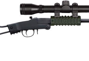 CHIAPPA LITTLE BADGER 22LR - 1/2X28" TB BLACK/ODG W/4X20..