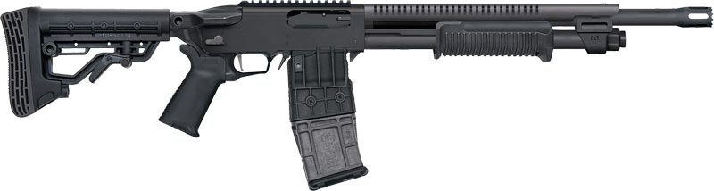 MOSSBERG 590RM TACTICAL 12GA - 18.5" ADJ STK 10-SHOT CYL