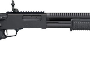 MOSSBERG 590R TACTICAL 12GA - 18.5" 6RD ADJ STK CYL TUBE