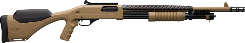 WINCHESTER SXP DEFENDER 12GA - 3" 18" FDE PISTOL GRIP