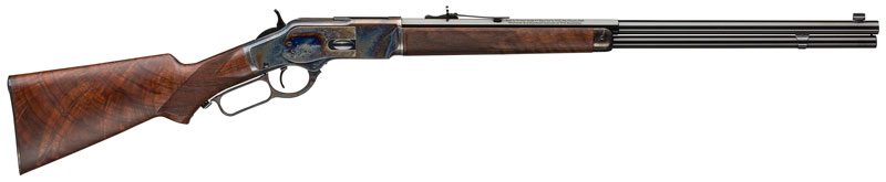 WINCHESTER MODEL 1873 DELUXE - SPORTER 357/38SP BLUED/WALNUT