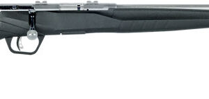 SAVAGE B17FVSS 17HMR 21" S/S - HEAVY BBL ACU-TGR BLACK SYN