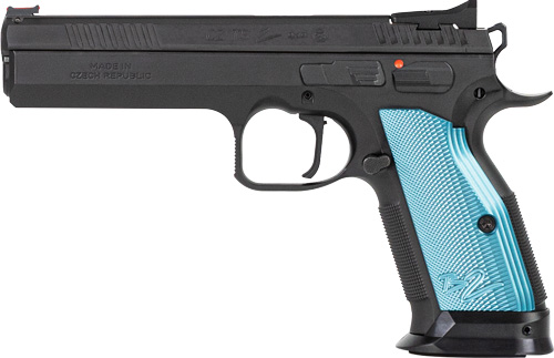 CZ TS2 SA 40SW FS 17-SHOT - BLACK POLYCOAT BLUE GRIP