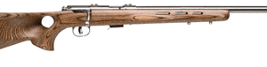 SAVAGE 93-BTVS 22WMR 21" HB - ACCU TRIGGER SS/BRN LAM T-HOLE