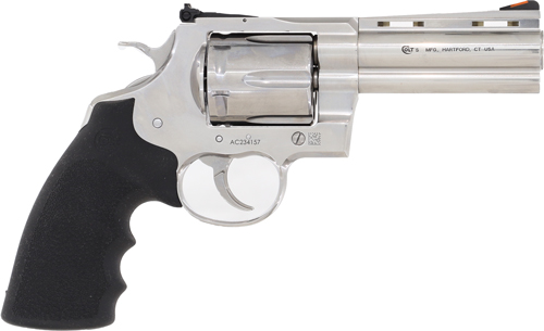 COLT ANACONDA 44MAG 4" 6RD - STAINLESS RUBBER GRIPS - Image 2