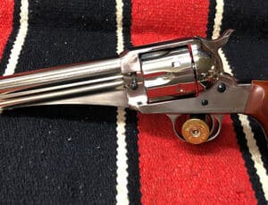 CIMARRON 1875 OUTLAW 45LC - FS 7.5" NICKEL WALNUT